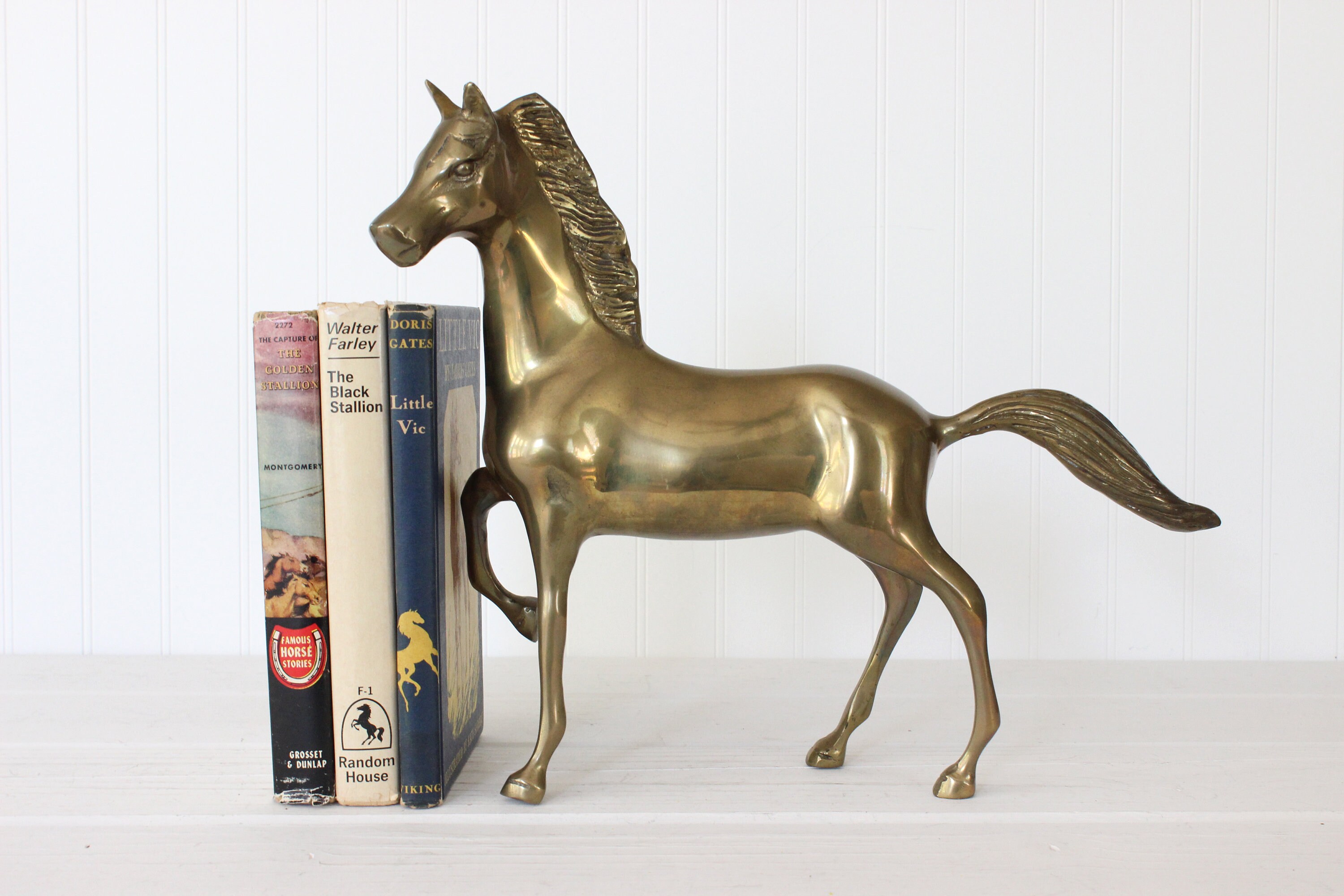 Vintage Brass Horse Figurine Large Brass Horse Statue - Etsy Finland