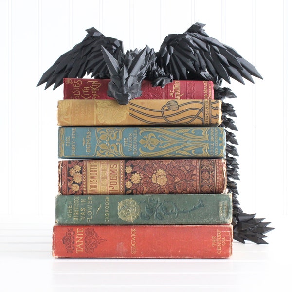 Articulated Dragon, Dragon Toy with Wings, Bookshelf Decor, Fantasy Realistic, Articulated 3D Print Fidget Toy