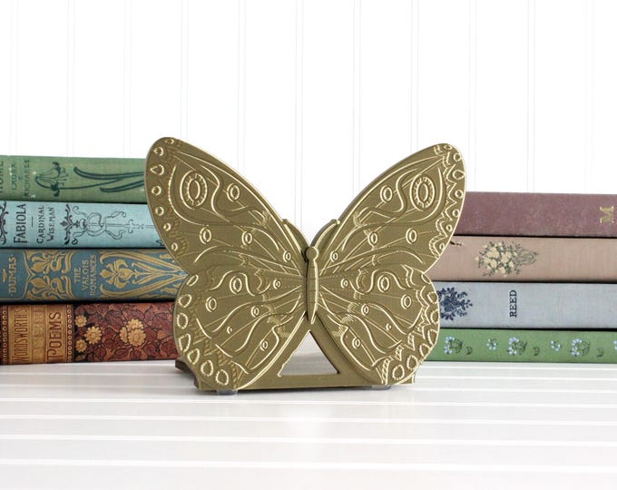 Butterfly Bookend, Bookshelf Decor Bookends