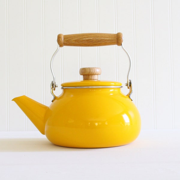Enamel Tea Kettle Etsy