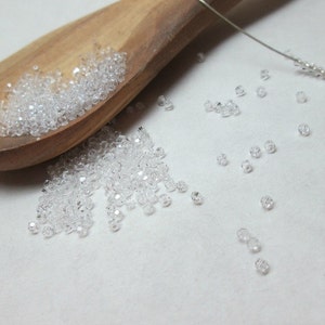 Swarovski 2.5mm Clear Crystal Bicone (25)