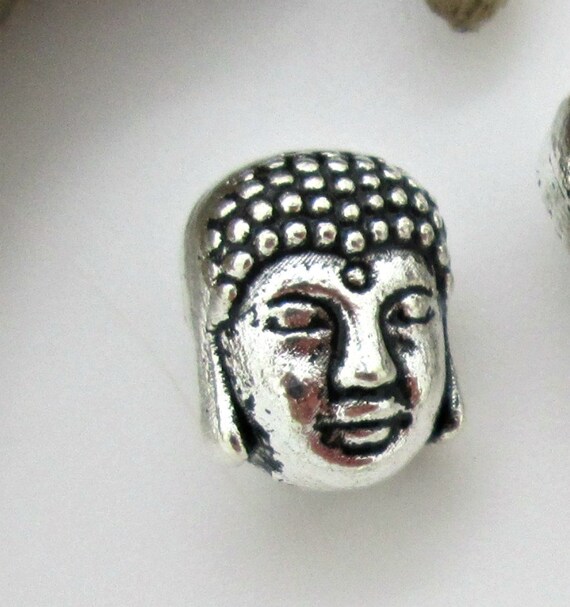 Bead, Buddha Head 7x9mm Bead, Buddha Head 7x9mm