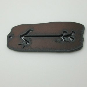 Arrow Pendant, Rusty Iron Southwestern Arrow Pendant