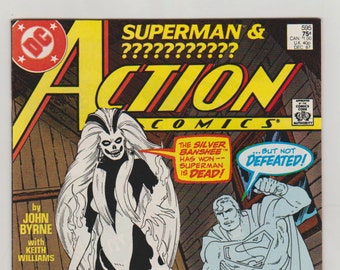 Action Comics; Vol 1, 595, Copper Age Comic Book.  NM- (9.2). December 1987.  DC Comics
