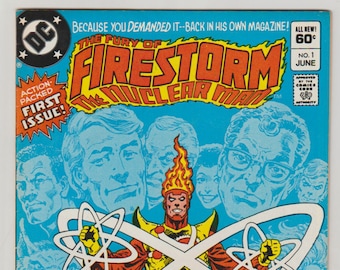 Firestorm, Vol 2, 1 Bronze Age Comic Book.  VF+ (8.5). June 1982.  DC Comics