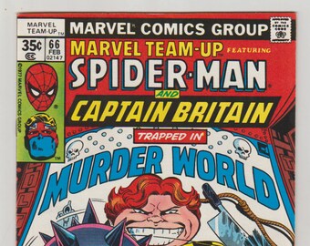 Marvel Team-Up; Vol 1, 66 Bronze Age Comic Book.  VF/NM (9.0). February 1978.  Marvel Comics