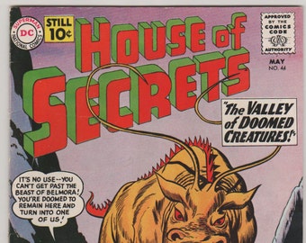 House of Secrets; Vol 1, 44 Silver Age Comic Book.  FN/VF (7.0).  May 1961.  DC Comics