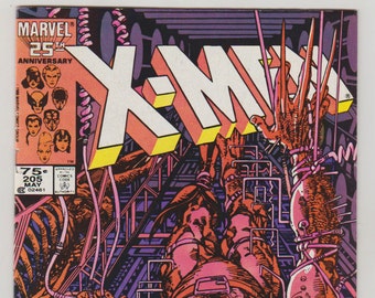 Uncanny X-Men; Vol 1, 205 Copper Age Comic Book.  NM- (9.2).  May 1986.  Marvel Comics