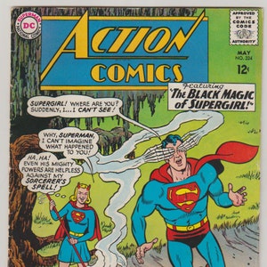 Action Comics; Vol 1, 324, Silver Age Comic Book. FN (6.0). May 1965. DC Comics