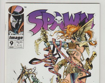 Spawn; Vol 1, 9 Modern Age Comic Book.  NM- (9.2).  March 1993.  Image Comics
