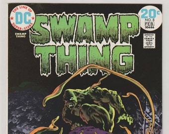 Swamp Thing; Vol 1, 8 Bronze Age Comic Book.  NM- (9.2).  February 1974.  DC Comics