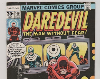 Daredevil; Vol 1, 146 Bronze Age Comic Book.  VF (8.0). June 1977.  Marvel Comics