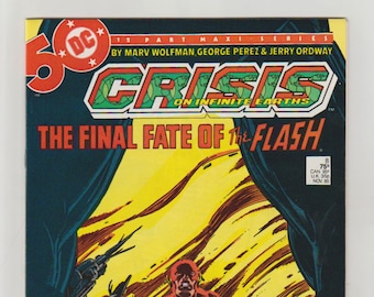 Crisis on Infinite Earths; Vol 1, 8, Copper Age Comic Book. NM- (9.2). November 1985.  DC Comics