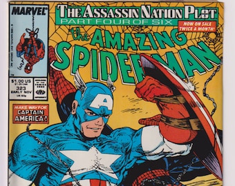 Amazing Spider-Man: Vol 1, 323 Copper Age Comic Book. NM- (9.2). November 1989. Marvel Comics