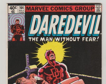 Daredevil:  Vol 1, 164, Bronze Age Comic Book. VF (8.0). May 1980. Marvel Comics