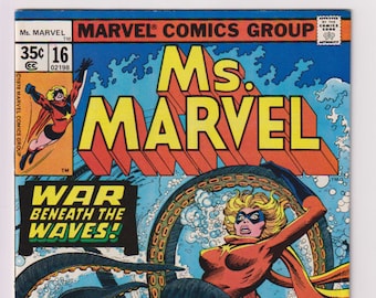 Ms. Marvel; Vol 1, 16, Bronze Age Comic Book. NM- (9.2). April 1978. Marvel Comics