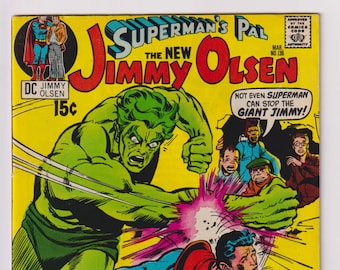 Superman's Pal Jimmy Olsen; Vol 1, 136, Bronze Age Comic Books. VF+  (8.5). March 1971. DC Comics