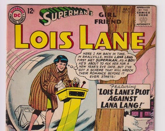 Superman's Girlfriend Lois Lane; Vol 1, 50, Silver Age Romance Comic. FN- (5.5). July 1964. DC Comics