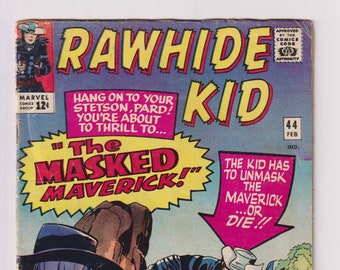 Rawhide Kid; Vol 1, 44, Silver Age Comic Book, VG- (3.5). February 1965.  Marvel Comics