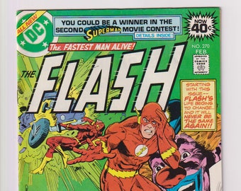 Flash; Vol 1, 270, Bronze Age Comic Book. FN/VF (7.0). February 1979. DC Comics