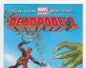 Deadpool #1, Marvel Comic Book, First Printing, NM+ (9.6)