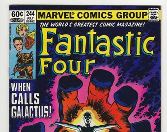 Fantastic Four; Vol 1, 244, Bronze Age Comic Book.  VF/NM (9.0). April 1982. Marvel Comics