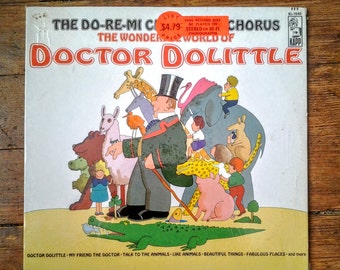 Doctor Dolittle Vinyl Record - 1971 Do-Re-Mi Children's Choir - Kapp Records