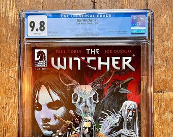 Witcher; Vol 1, 1, Modern Age Comic Book. NM/M 9.8 CGC Graded 4375998002. March 2014. Dark Horse Comics