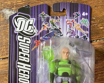 2007 DC Super Heroes Justice League Unlimited, Lex Luthor Action Figure. Carded and Factory Sealed. Mattel Inc.