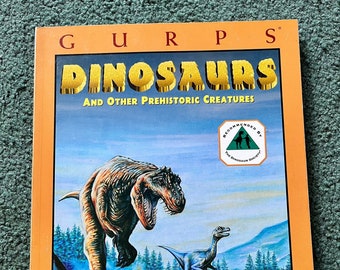 Dinosaurs and other Prehistoric Creatures; GURPS Role Playing Game Supplement, Steven Dedman. VF+ (8.5). 1996. Steve Jackson Games