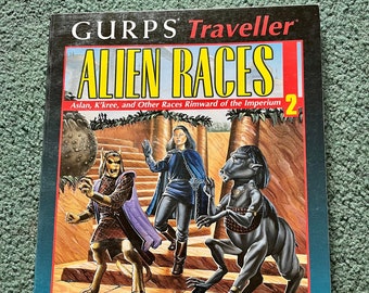 GURPS Traveller Alien Races 2; Role Playing Game Supplement. NM (9.4).  1999. Steve Jackson Games