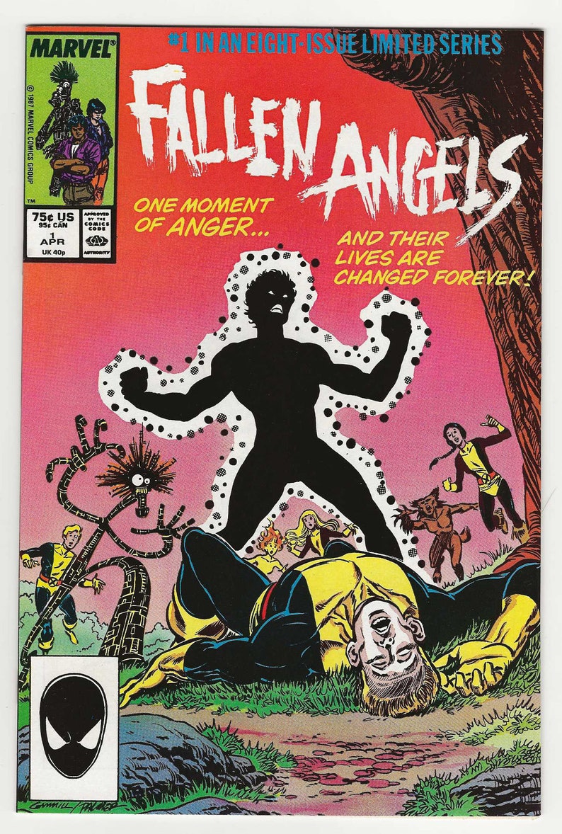 Fallen Angels Vol 1, 1 though 8, Full Limited Series Copper Age Comic Book Lot. NM 9.4. 1986 1987. Marvel Comics image 2