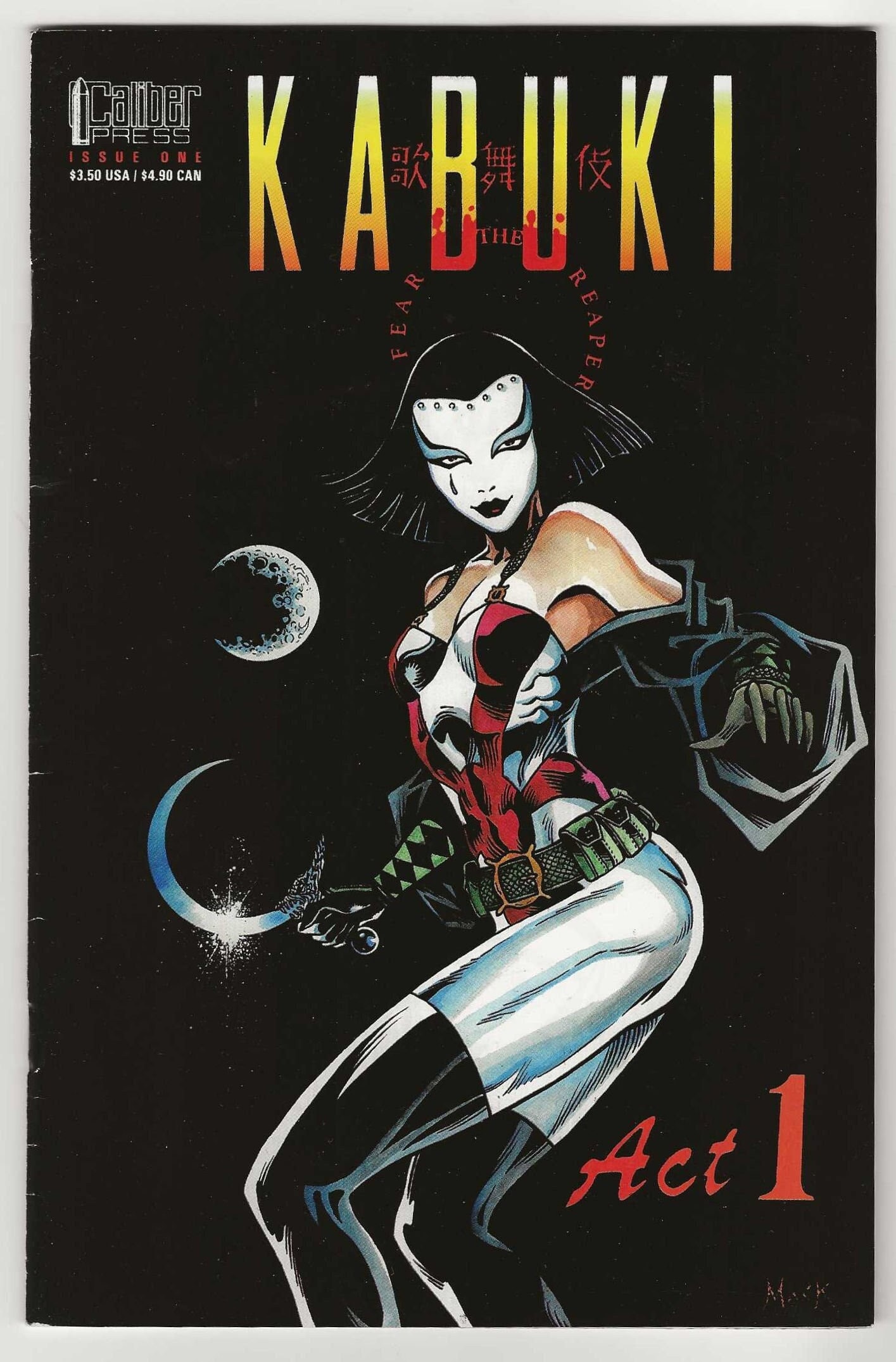 邦楽 GENE~KABUKI Collection Vol.1~ Kabuki (fear the Reaper Act 1); Vol 1, 1, First Printing, Copper
