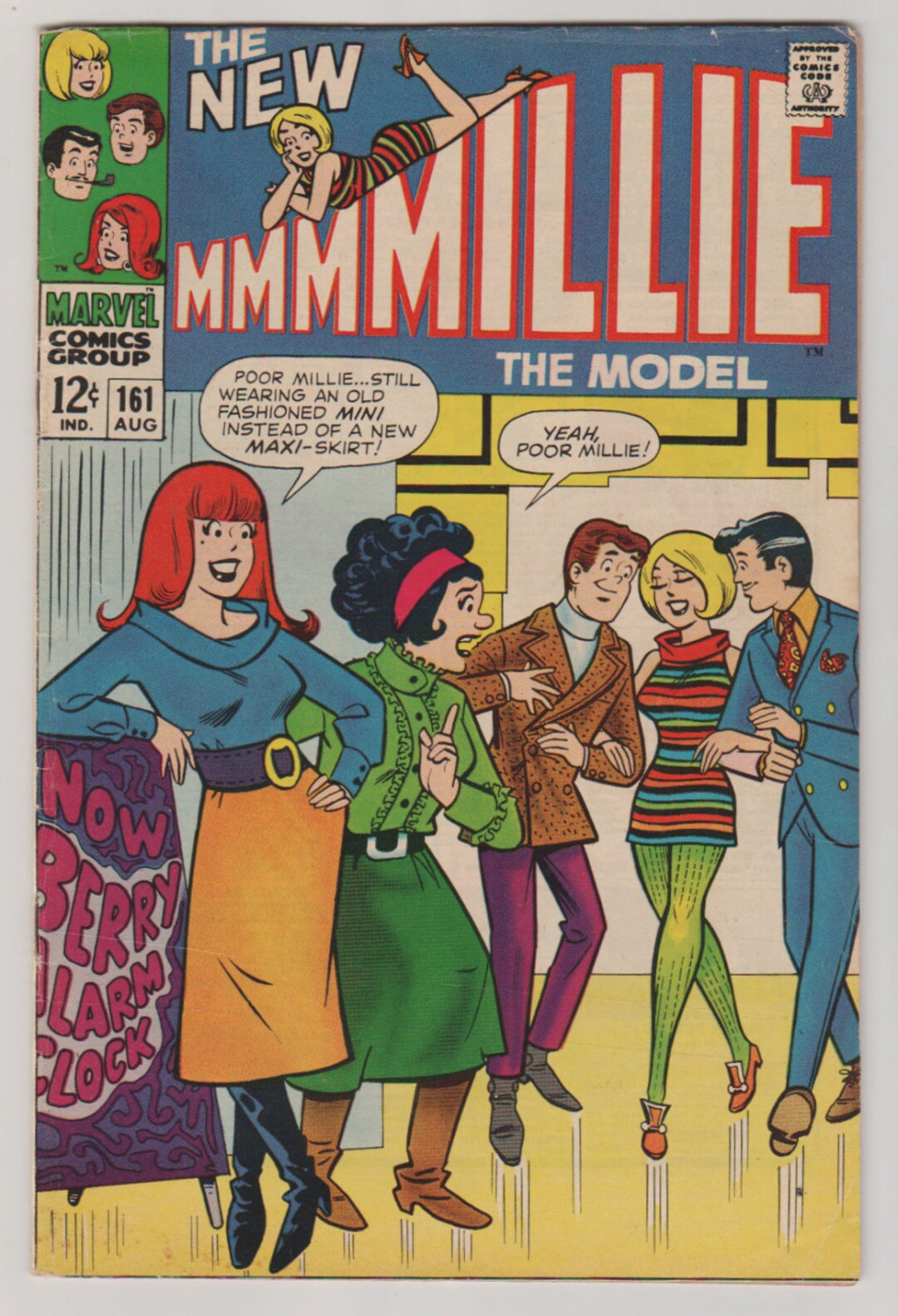 Millie the Model Comic Book: 1968 Silver Age, Vol 1 No 161 - Etsy