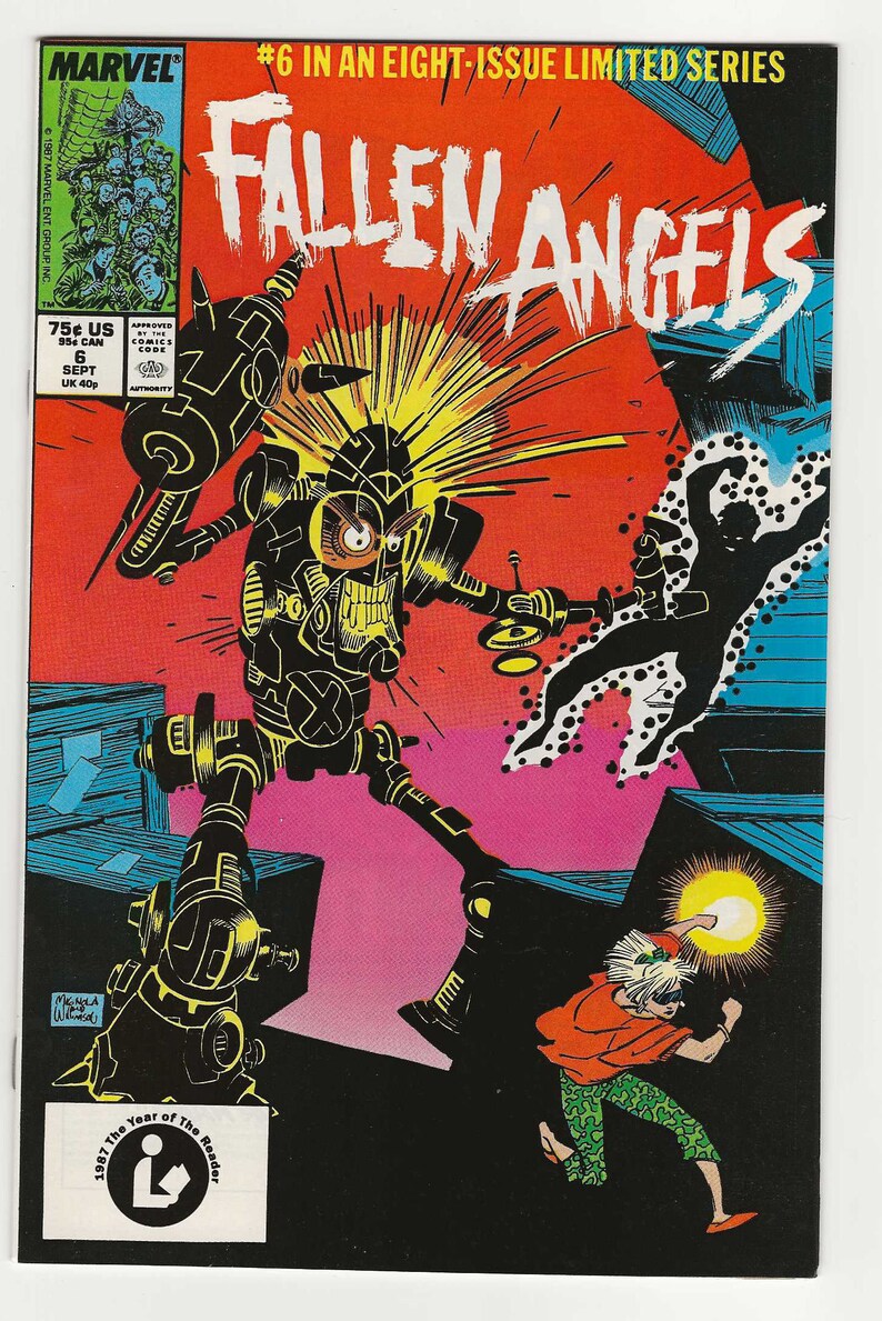 Fallen Angels Vol 1, 1 though 8, Full Limited Series Copper Age Comic Book Lot. NM 9.4. 1986 1987. Marvel Comics image 7