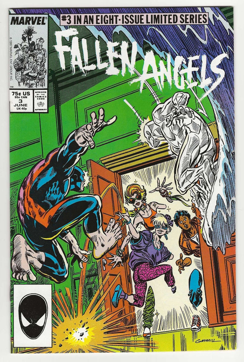 Fallen Angels Vol 1, 1 though 8, Full Limited Series Copper Age Comic Book Lot. NM 9.4. 1986 1987. Marvel Comics image 4