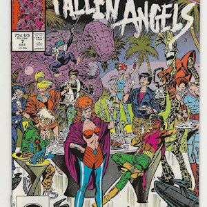 Fallen Angels Vol 1, 1 though 8, Full Limited Series Copper Age Comic Book Lot. NM 9.4. 1986 1987. Marvel Comics image 8