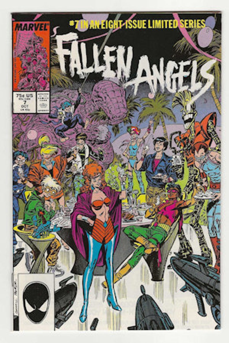 Fallen Angels Vol 1, 1 though 8, Full Limited Series Copper Age Comic Book Lot. NM 9.4. 1986 1987. Marvel Comics image 8