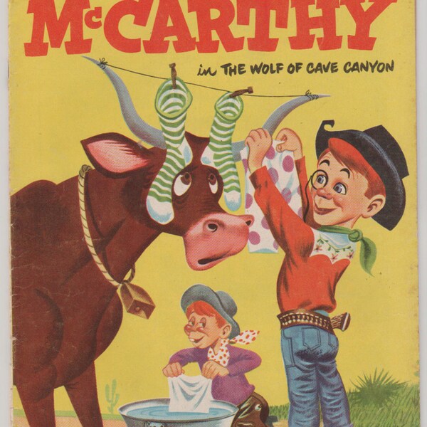 Charlie McCarthy; Vol 1, 9 Golden Age Comic Book. FN+ (6.5)  1952.  Dell Comics