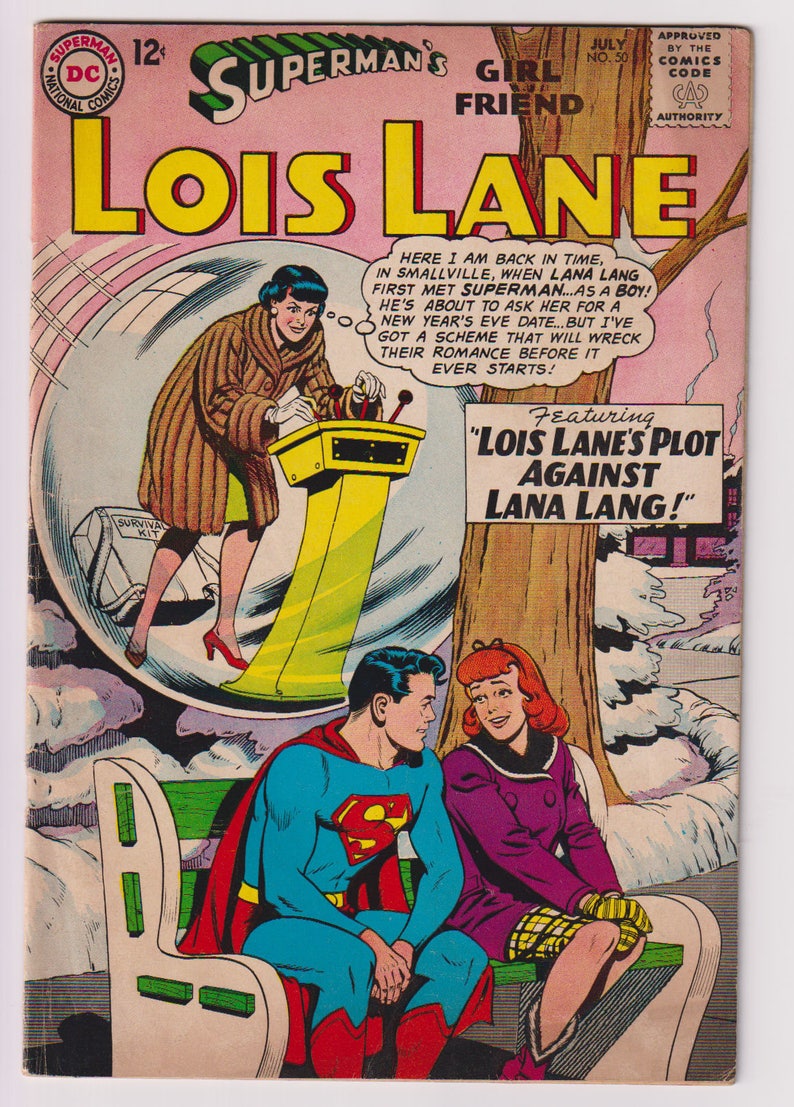 lois vol lana 1964 supermans smallville