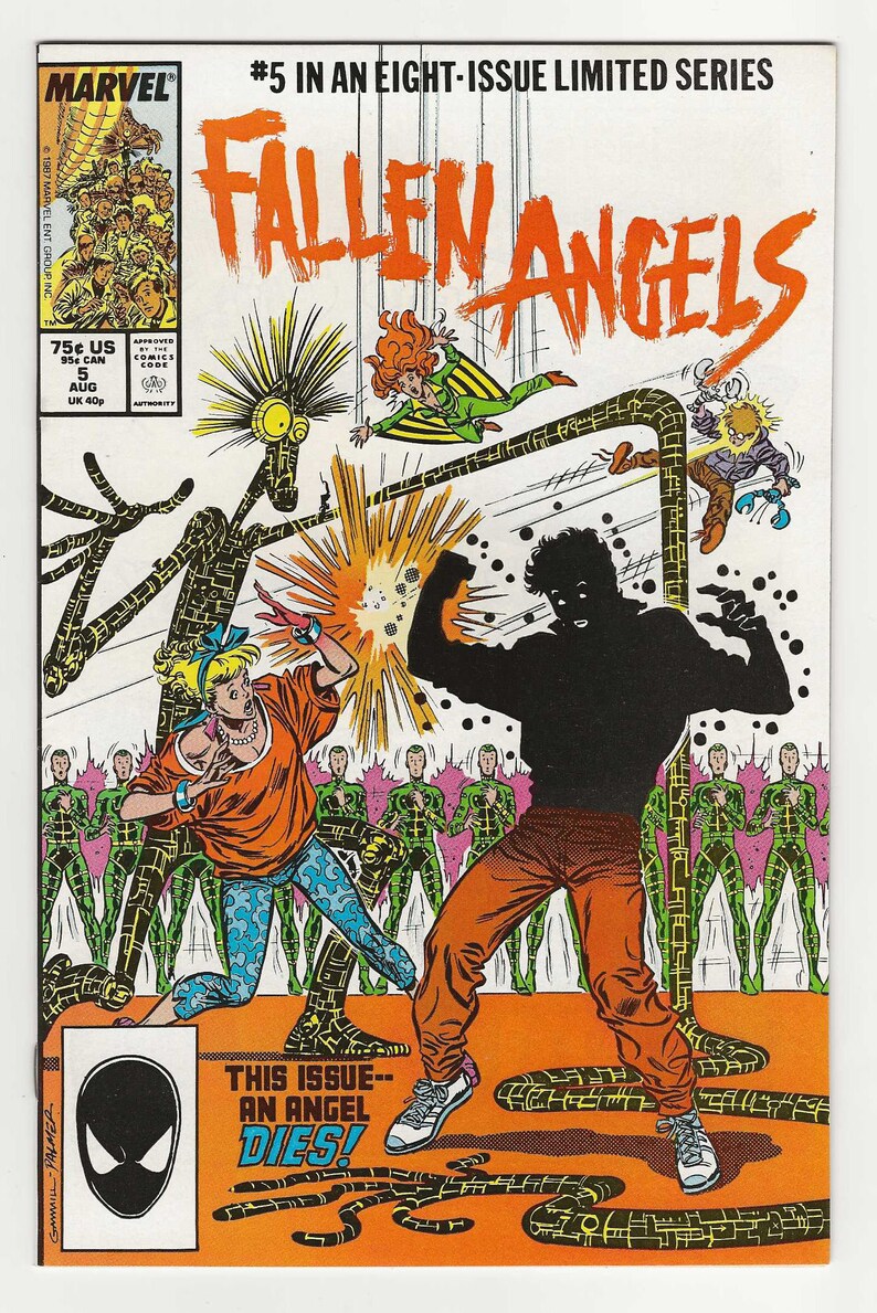 Fallen Angels Vol 1, 1 though 8, Full Limited Series Copper Age Comic Book Lot. NM 9.4. 1986 1987. Marvel Comics image 6