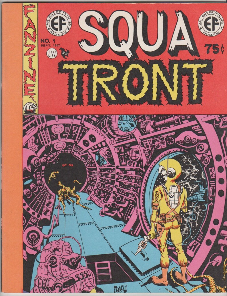 Squa Tront Vol 1, 1 Silver Age Comic Book Magazine 2nd Printing. NM 9.2. Sept 1967. Entertaining Fanzines image 1