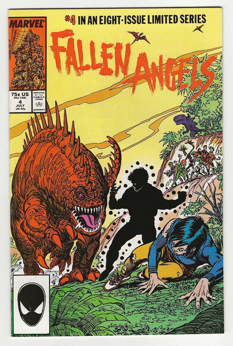 Fallen Angels Vol 1, 1 though 8, Full Limited Series Copper Age Comic Book Lot. NM 9.4. 1986 1987. Marvel Comics image 5