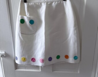 Vintage 1970s “Q-skirt” Skort by Leon Levin Size 6