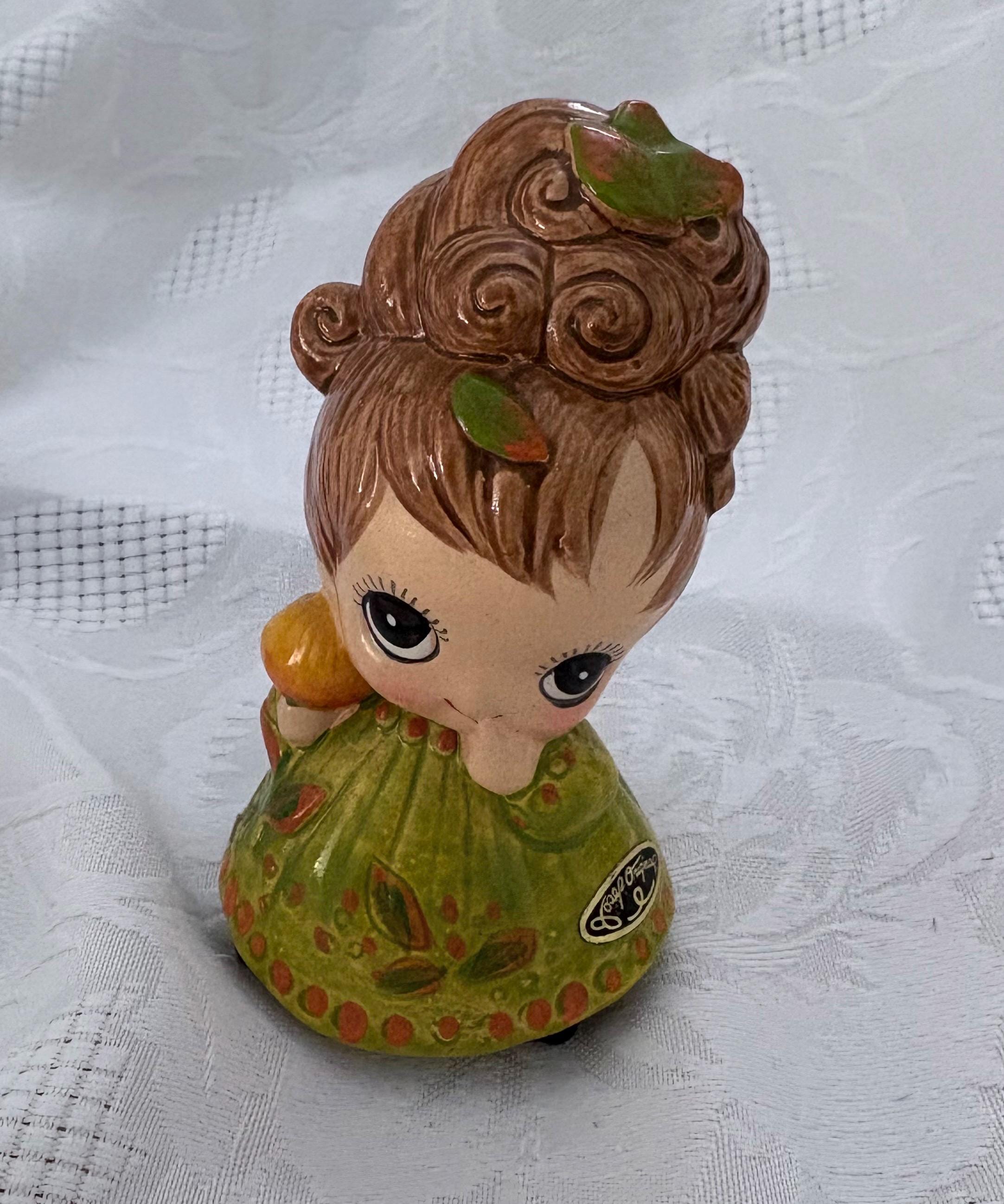 Big Eyed Figurine - Etsy