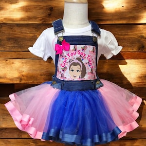 Ms Rachel Can You Say Overall Tutu Set