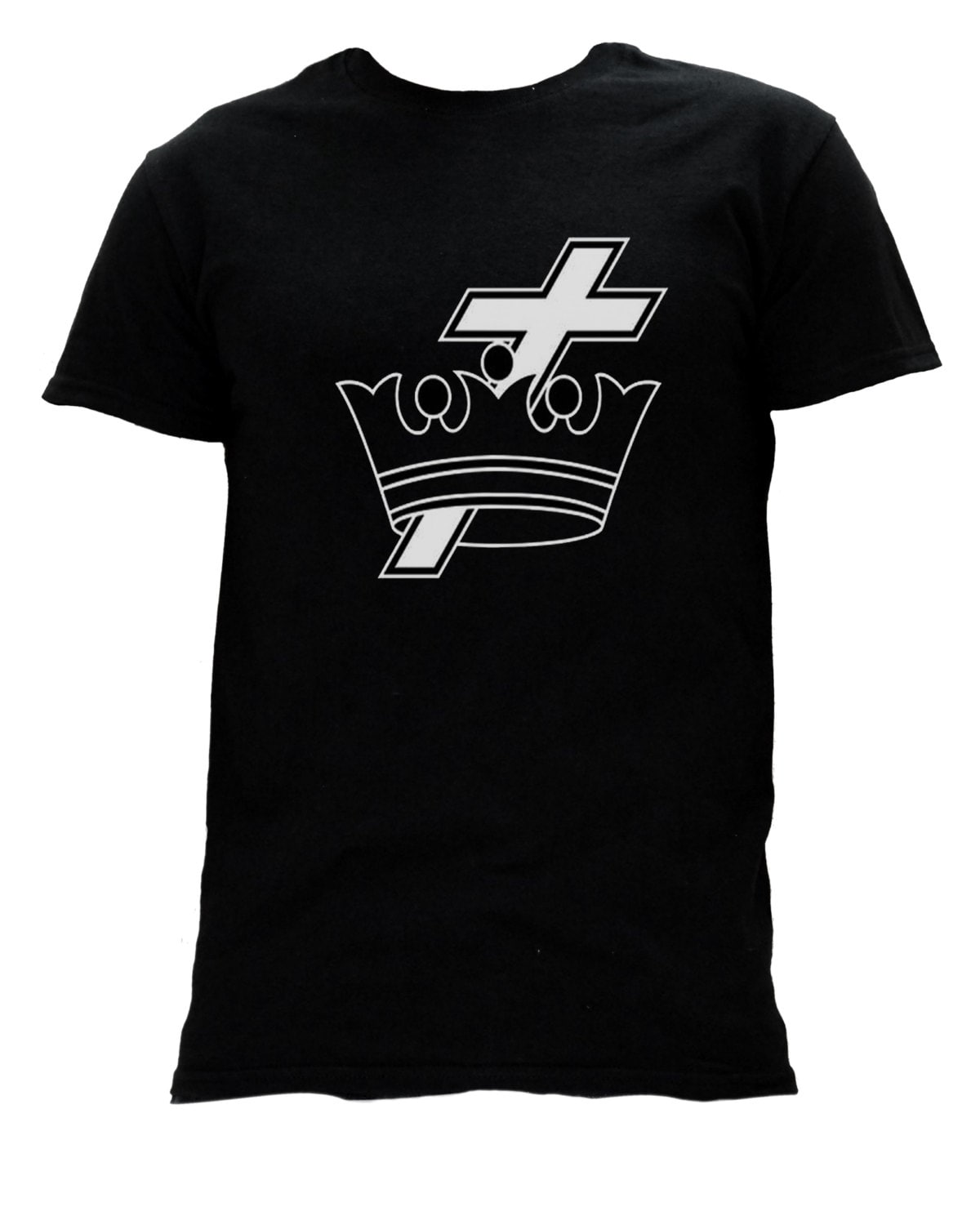 Knights Tempar Crown And Cross Men's T-shirt