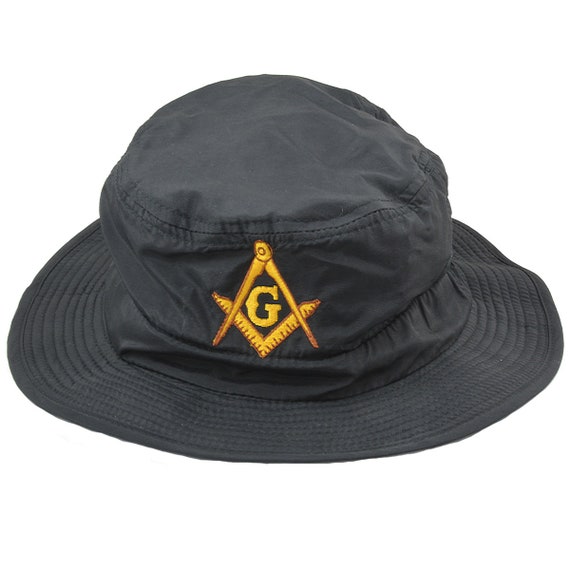Gold Square \u0026 Compass Embroidered 