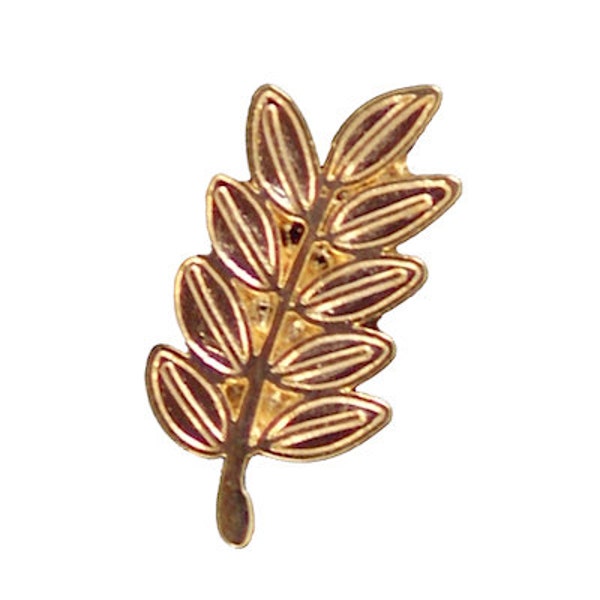 Acacia Sprig Masonic Lapel Pin - [Gold Finish][1" Tall] - TME-JWL-L-00056