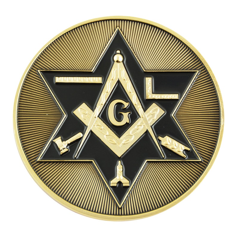 Shining Star of David Working Tools Square & Compass Masonic Etsy UK